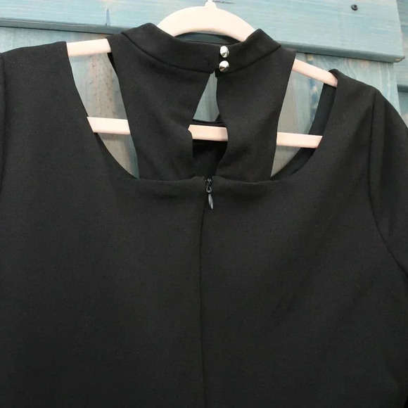 Guess Cutout Little Black Dress Size 12 Medium - Picture 7 of 7